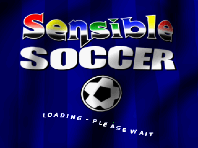 Sensible Soccer title screen for Playstation